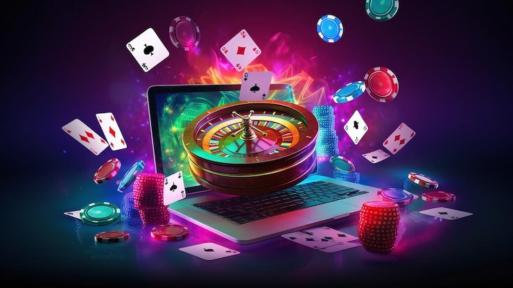 Tampilan permainan Domino QQ di aplikasi nusabet slot dengan empat ubin pemain